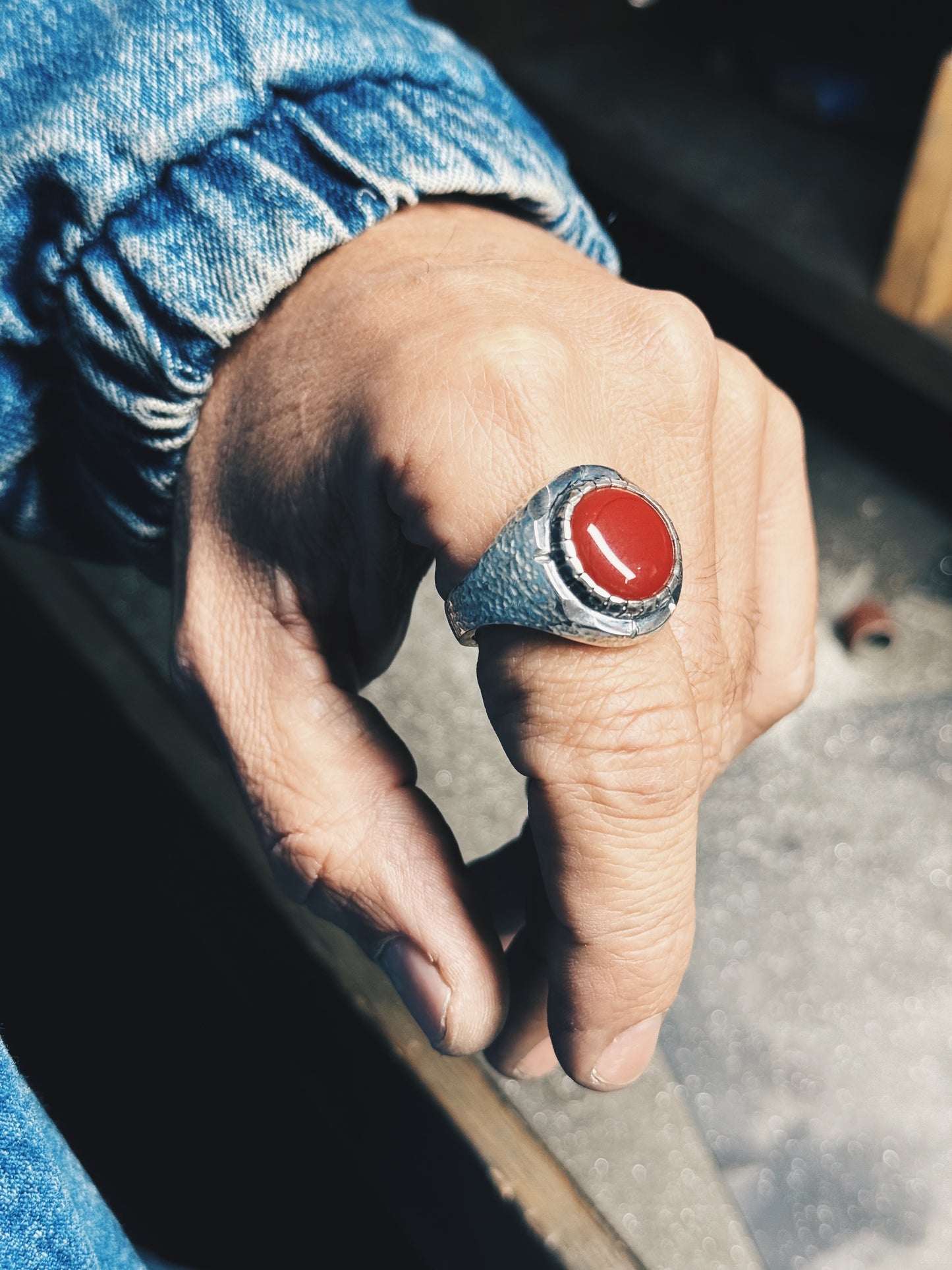 Anillo biker Rosarita