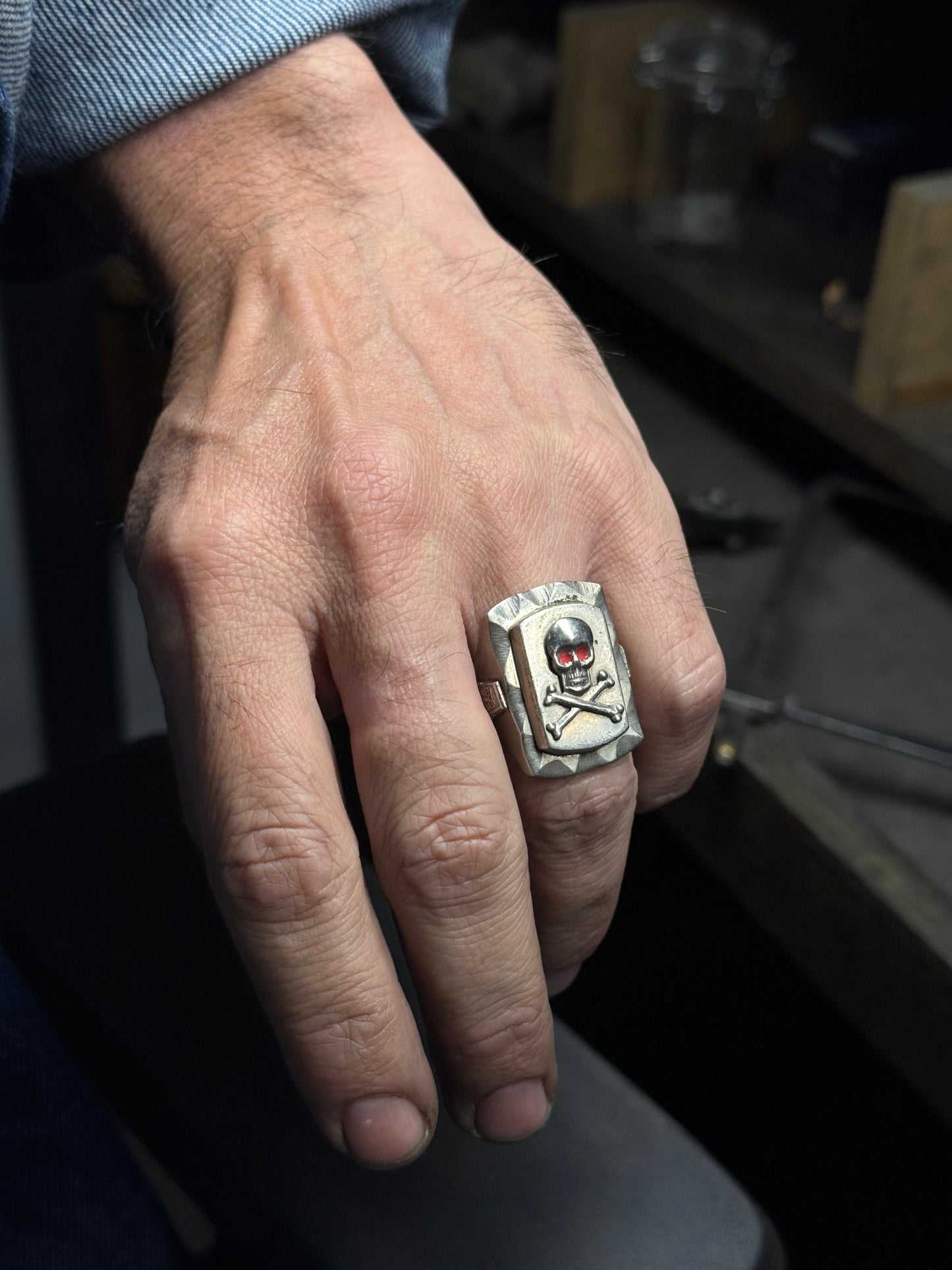 Mexican biker ring 50’s