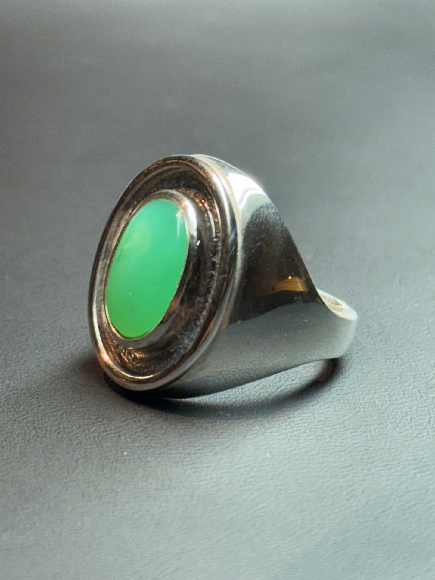 Anillo Crisoprasa