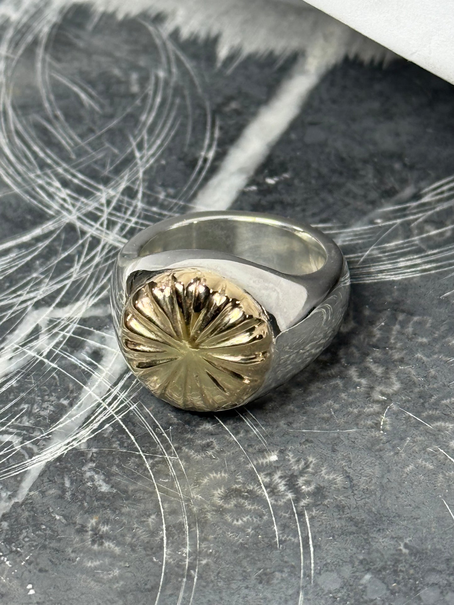 Anillo Concho de Oro