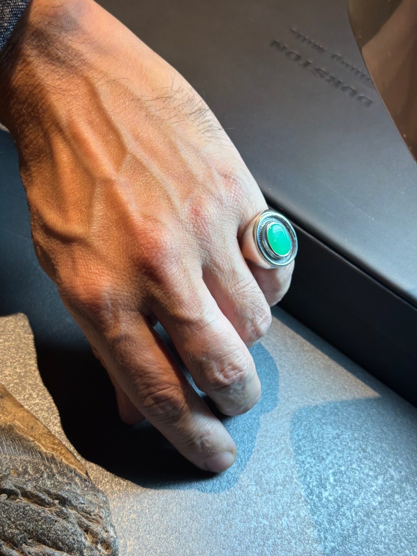 Anillo Crisoprasa