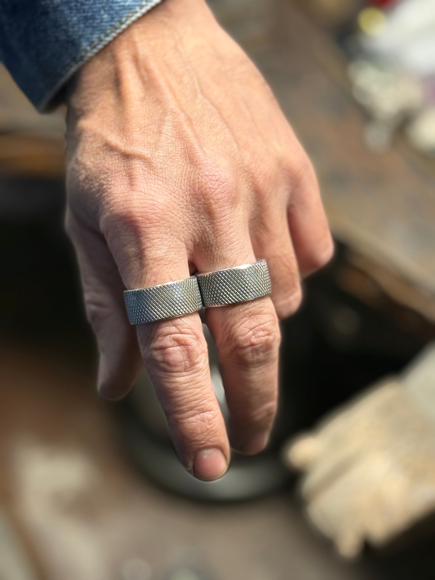 Anillos Moleteados