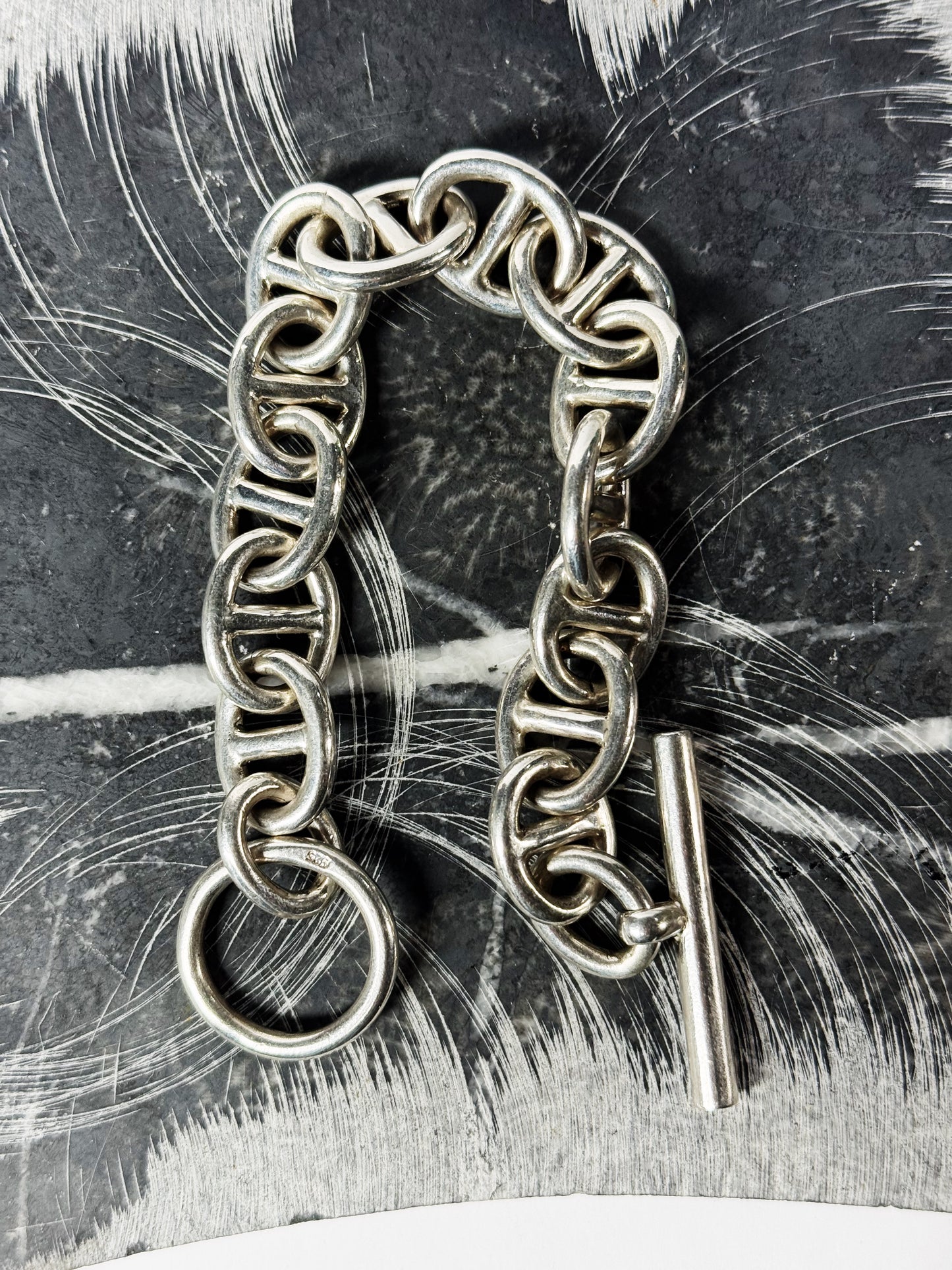 Pulsera eslabón Marino