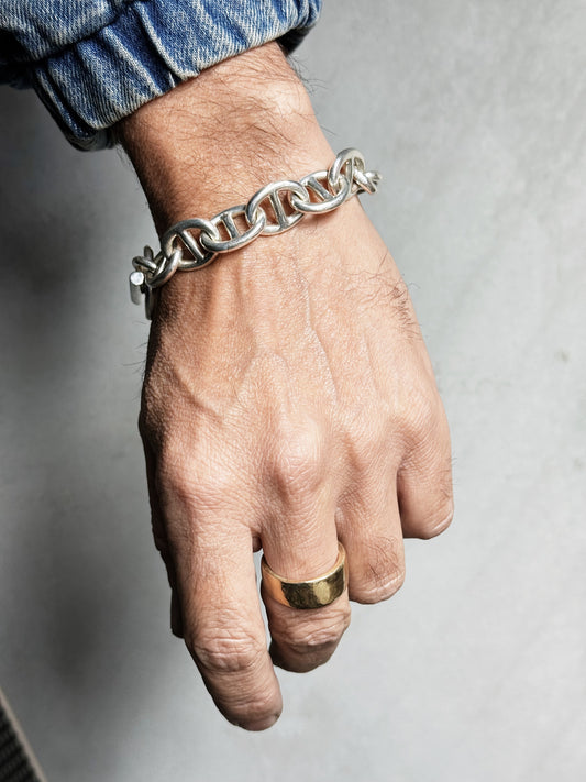 Pulsera eslabón Marino