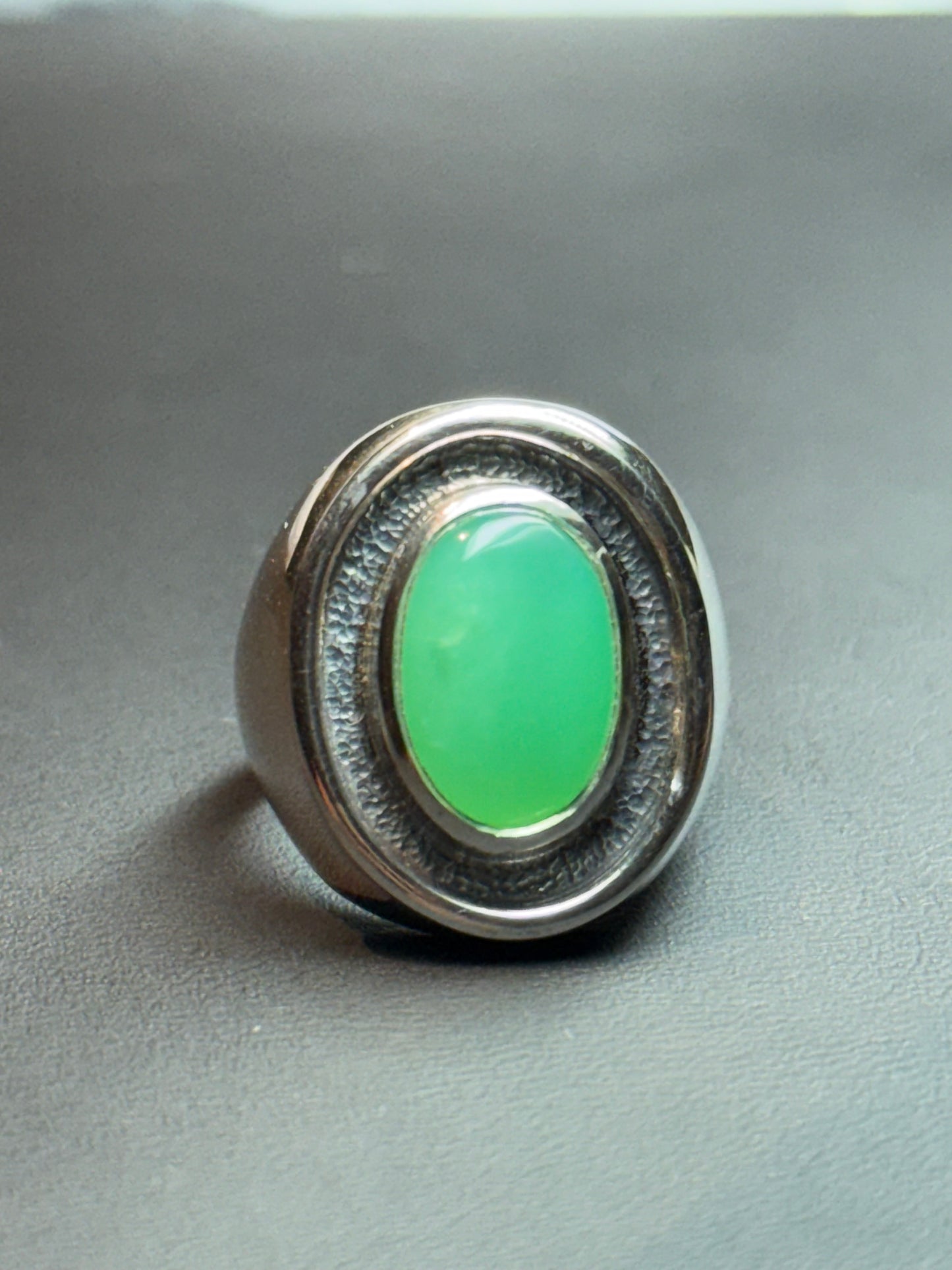 Anillo Crisoprasa